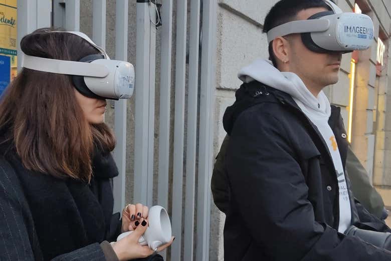 Tour por Madrid con gafas de realidad virtual