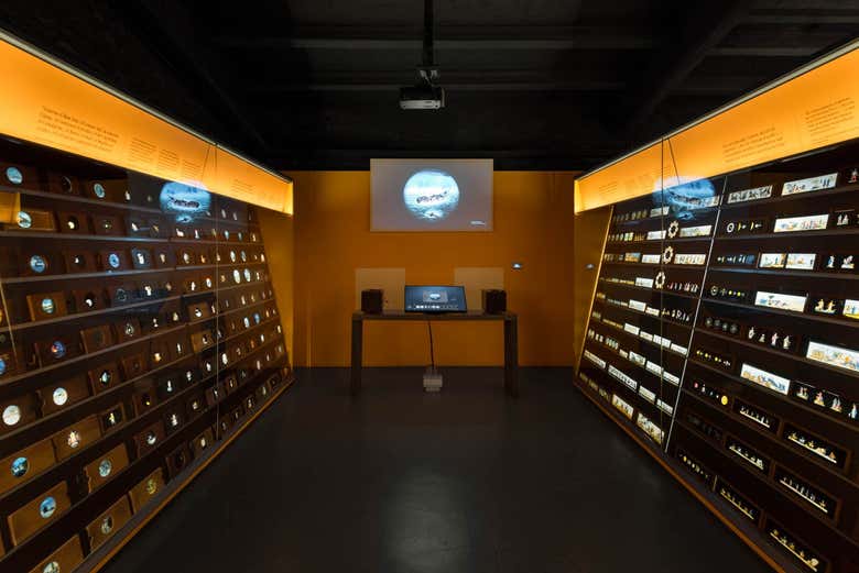 Entrada al Museo del Cine de Gerona