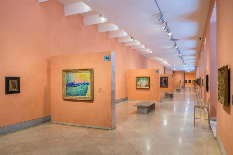Entrada al Museo Nacional Thyssen-Bornemisza