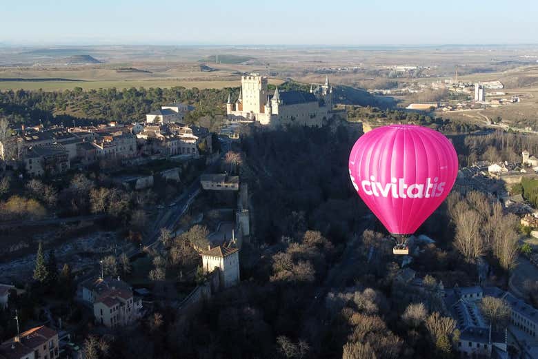 Paseo en globo por Segovia