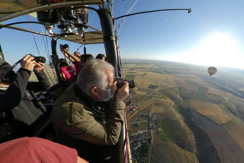 Paseo en globo por Segovia