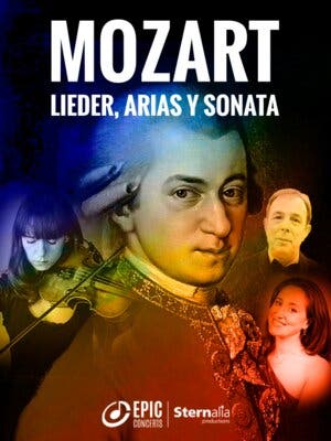 Mozart: lieder, arias y sonata
