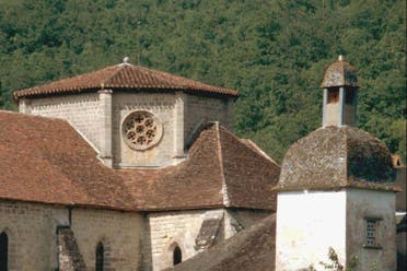 Entrada a la abada de Beaulieu-en-Rouergue