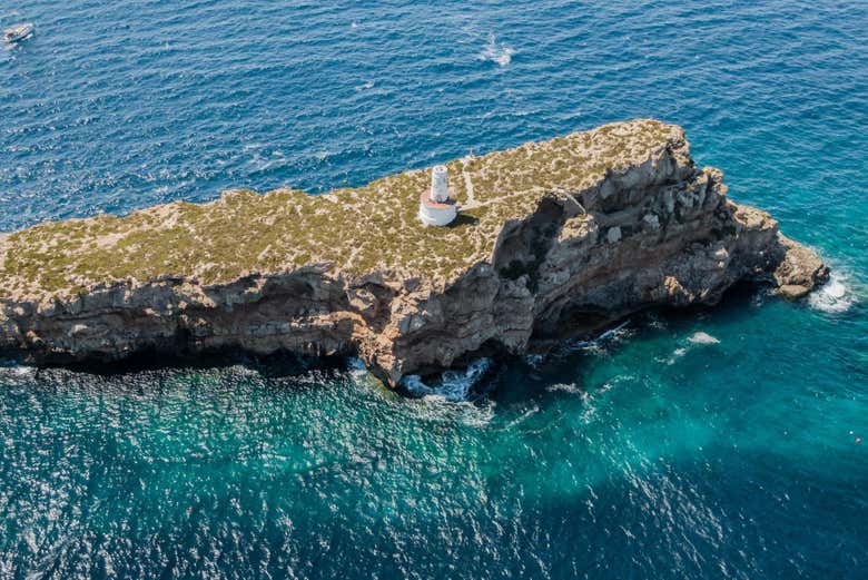 Paseo en barco con fondo de cristal por las islas Malgrats y Toro