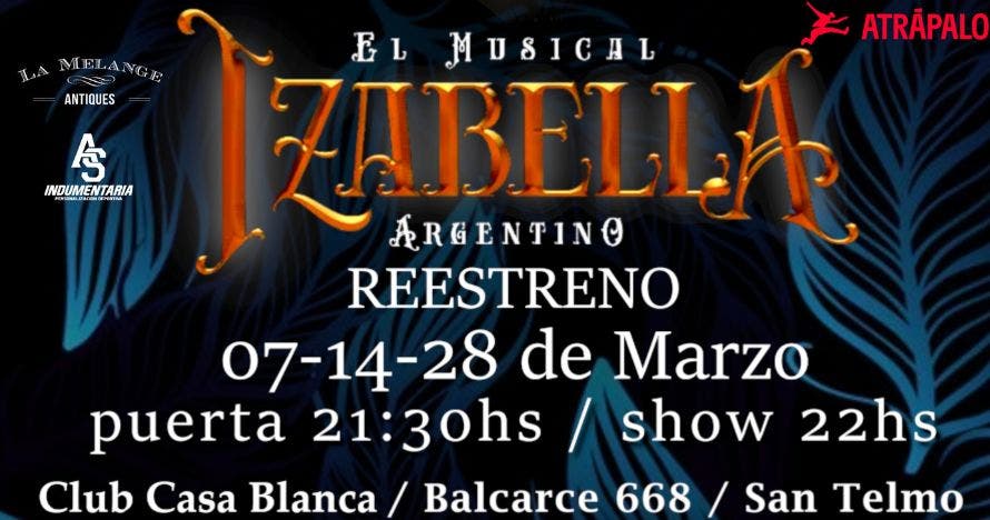 Izabella, El Musical Argentino - ESP::_related_product