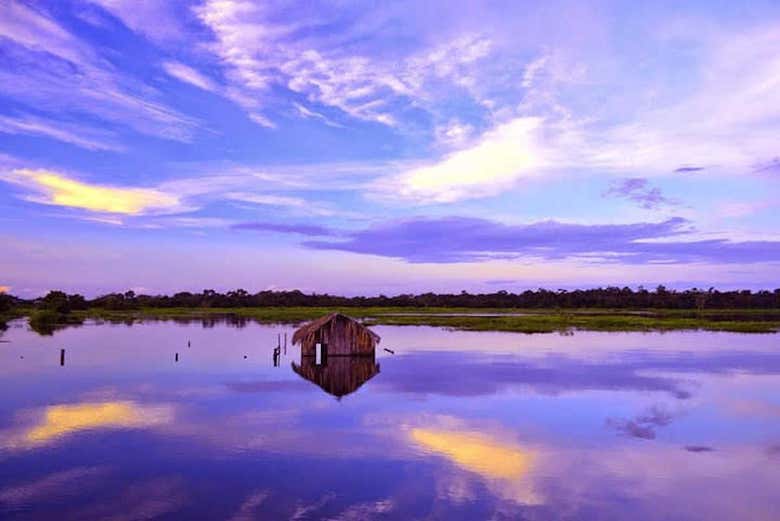 Tour por el lago do Maicá