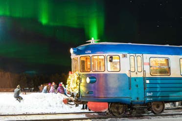 Tren de la aurora boreal