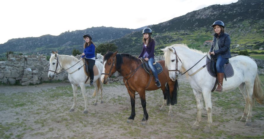 Paseo a caballo en la Sierra de Madrid