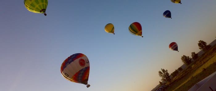 Vuelo en globo, sobrevuela el Parque Regional del río Guadarrama