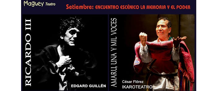 Encuentro escenico: La memoria y el poder