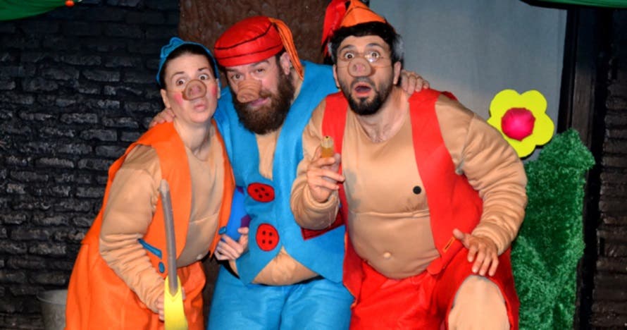 Los tres cerditos, en Madrid